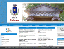 Tablet Screenshot of comune.calimera.le.it